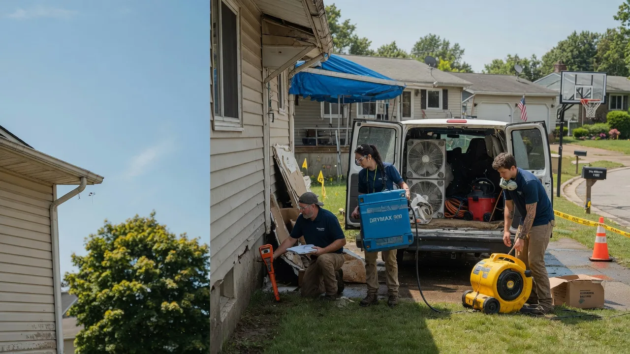 Ceiling Leak Cleanup in Tilden, IL near me