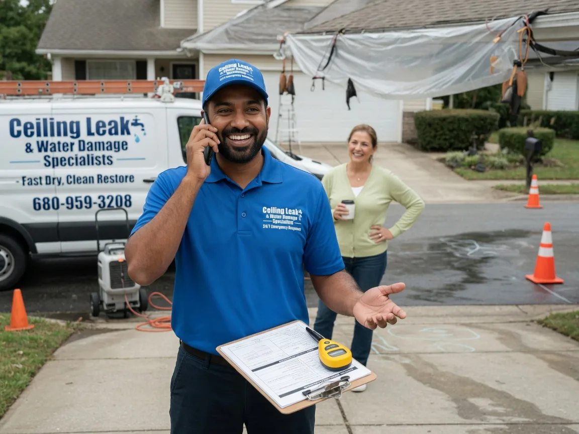 Ceiling Leak Cleanup Tilden, IL FAQs